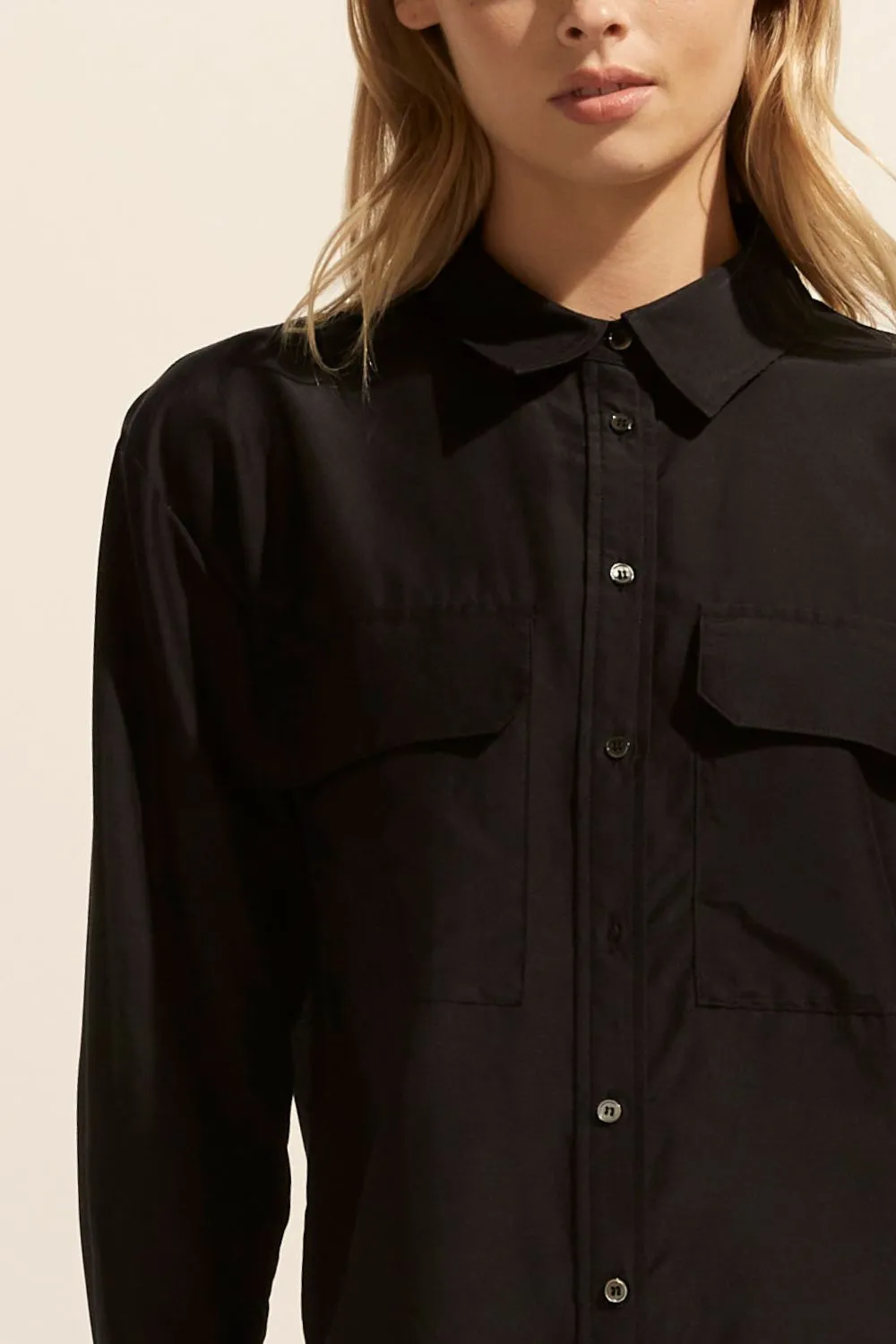 abroad top - Black
