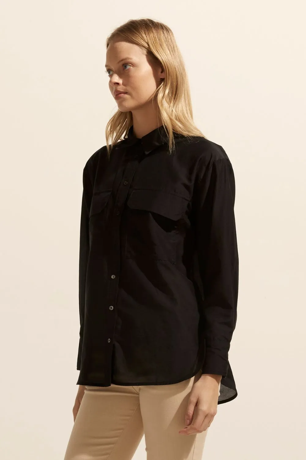 abroad top - Black