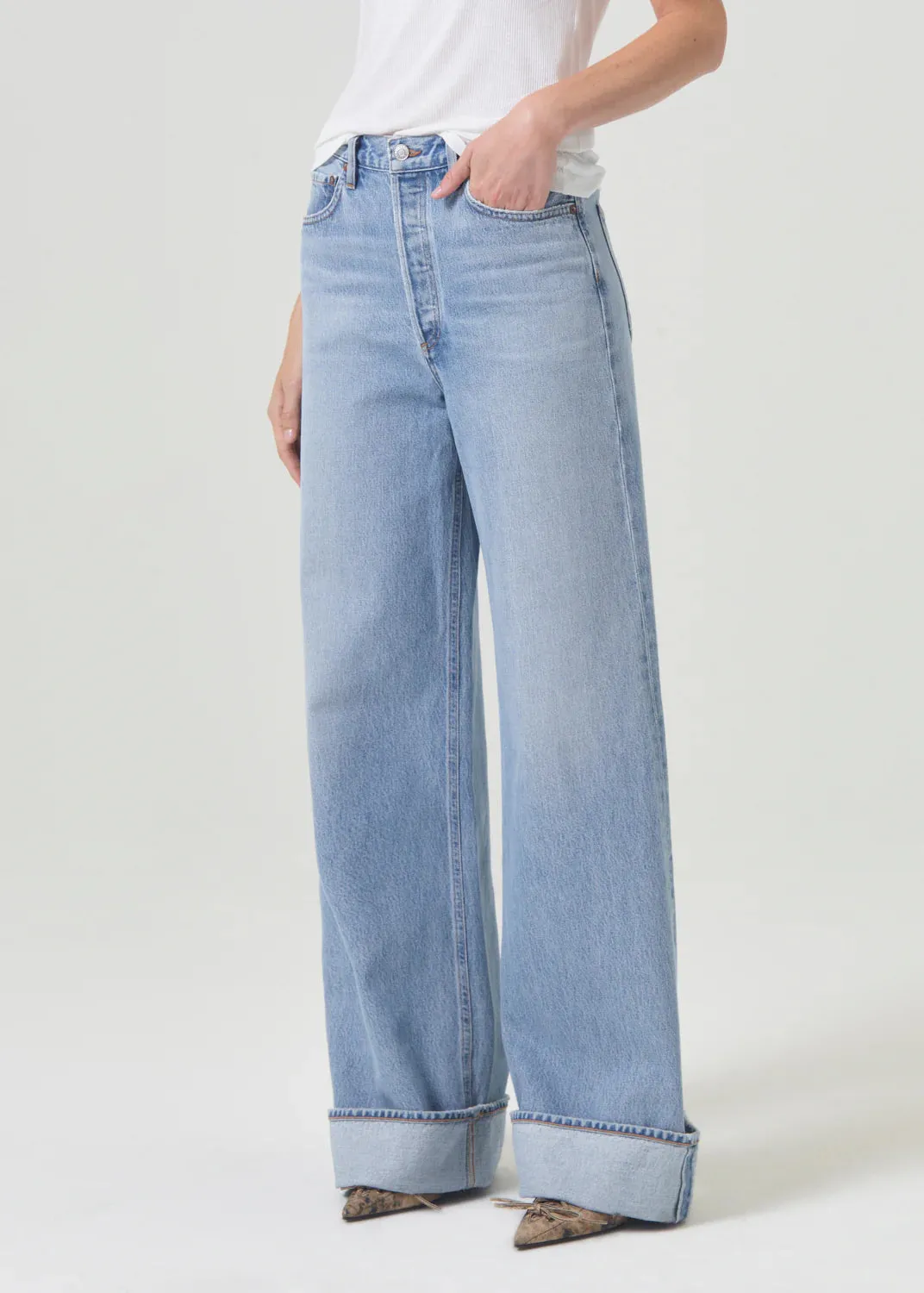 AGOLDE DAME JEANS SHOWDOWN