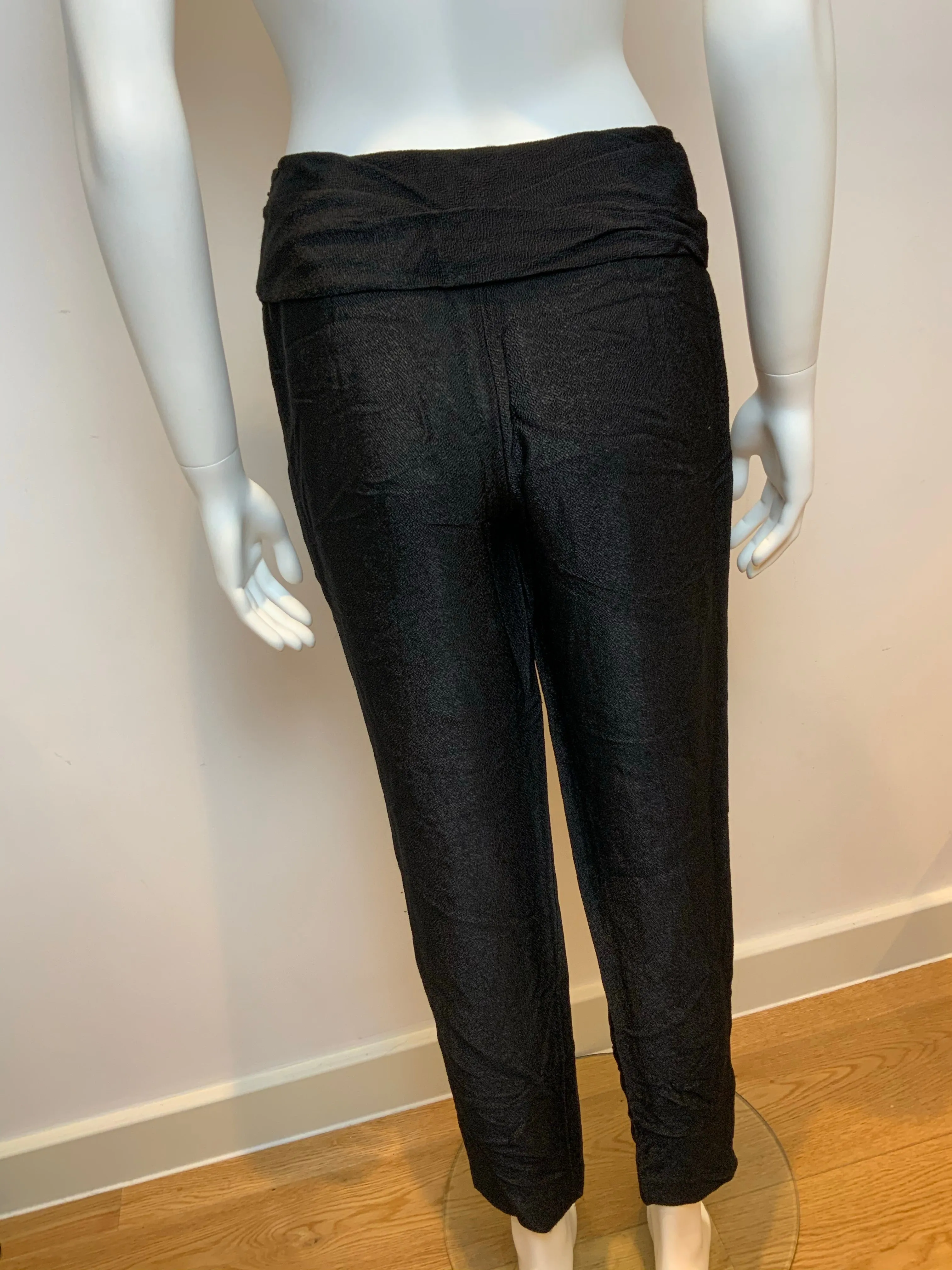 Alexander Wang Black Pleated Harem Trousers Pants SIZE US 2 UK 6 XS Ladies
