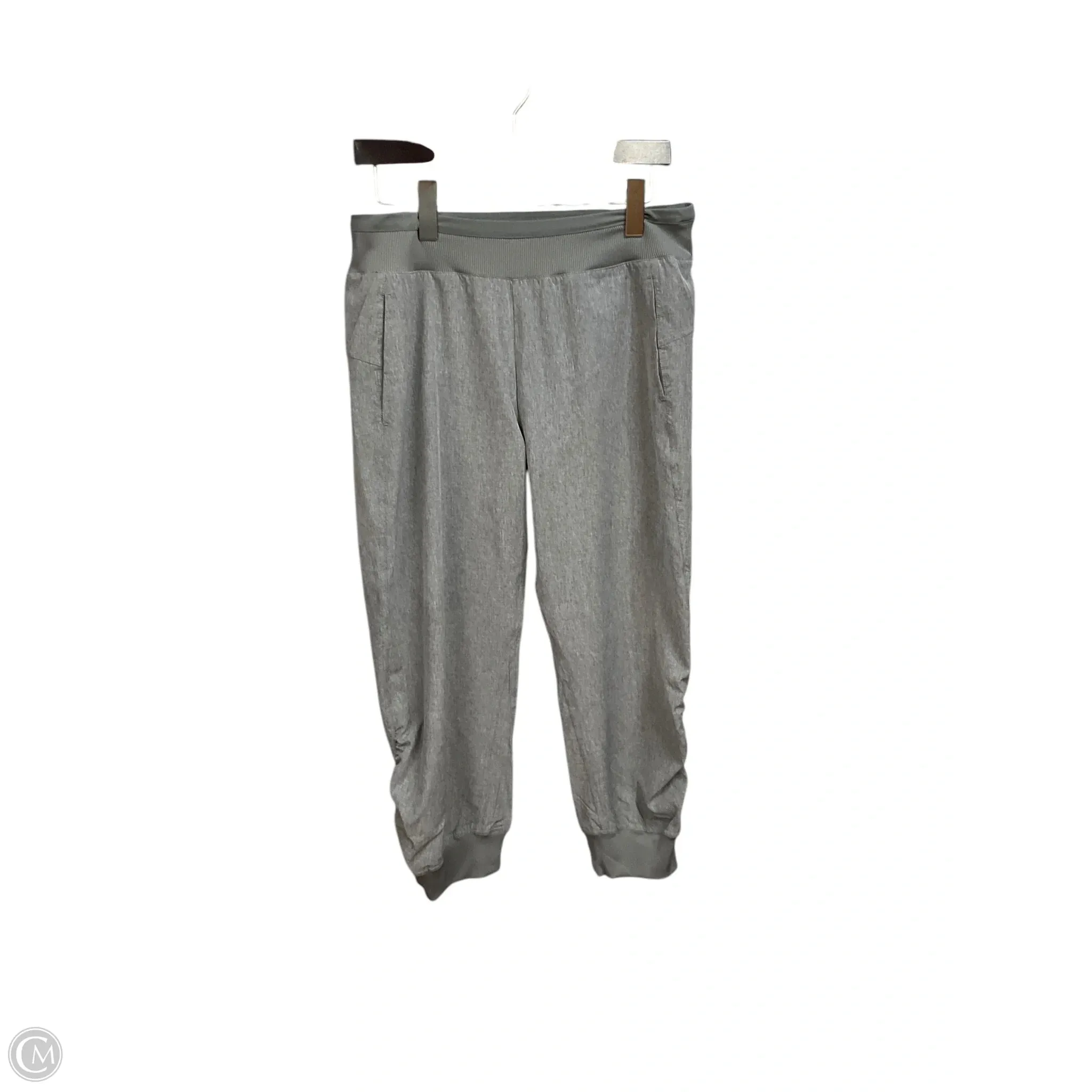 Athletic Pants By Kyodan In Grey, Size: M