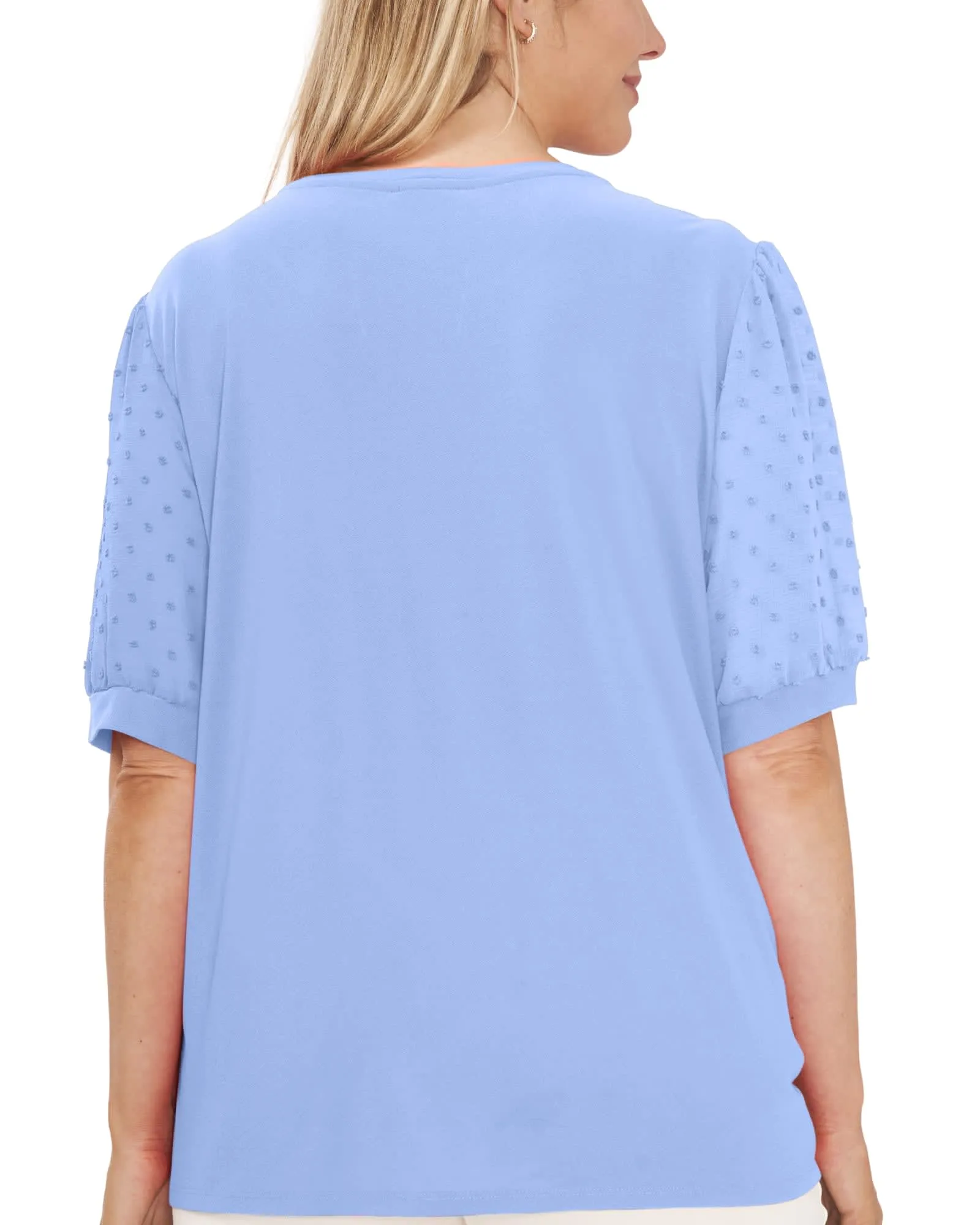 Candice Puff-Sleeve Top | BLUE JAY