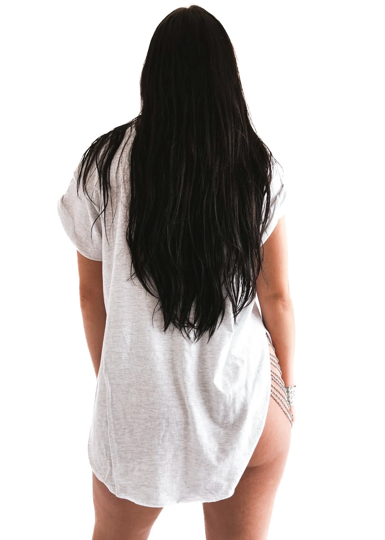 COOL AUNTS CLUB SIDE SLIT TEE