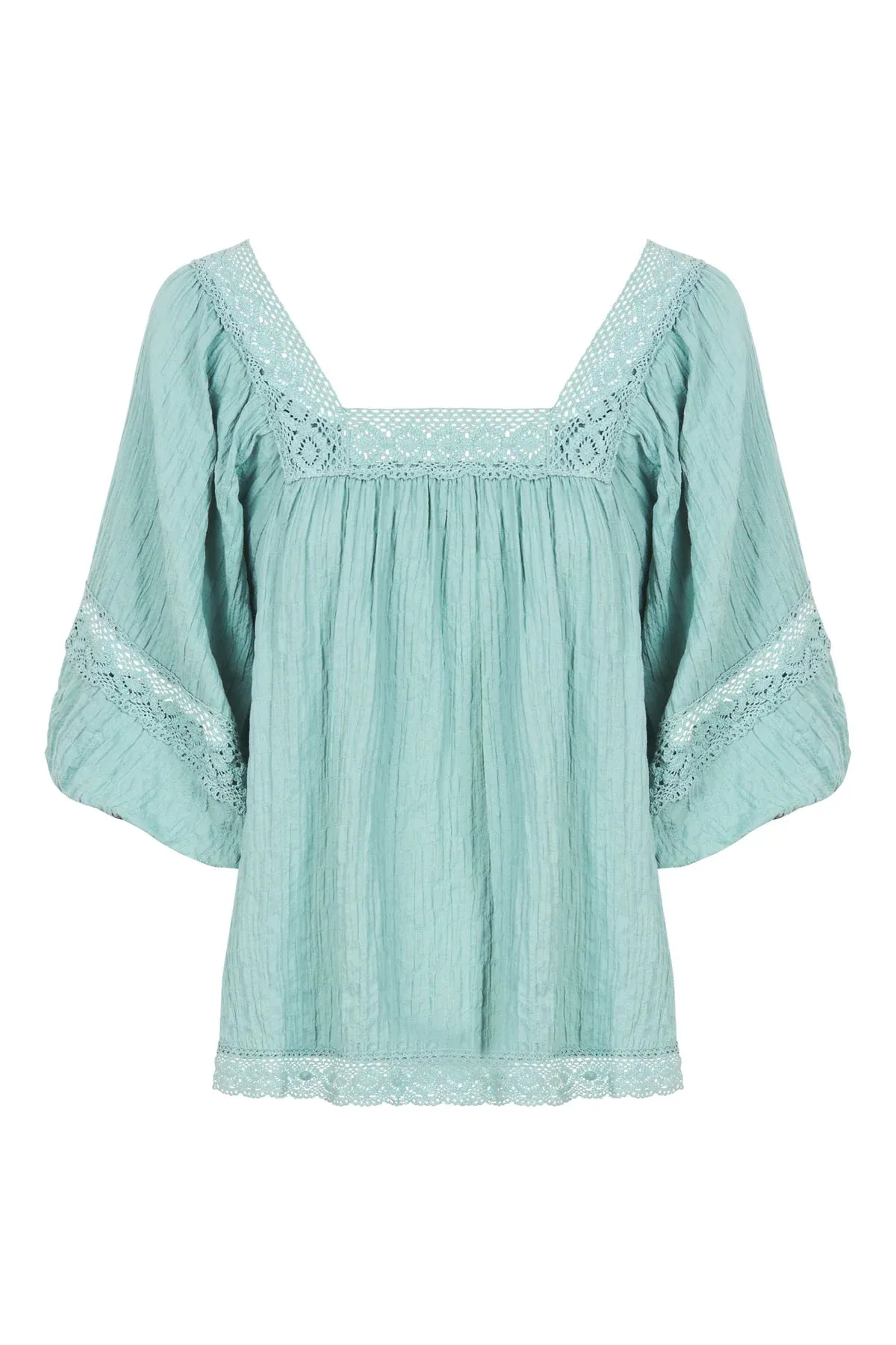 Fleur Top - Seafoam