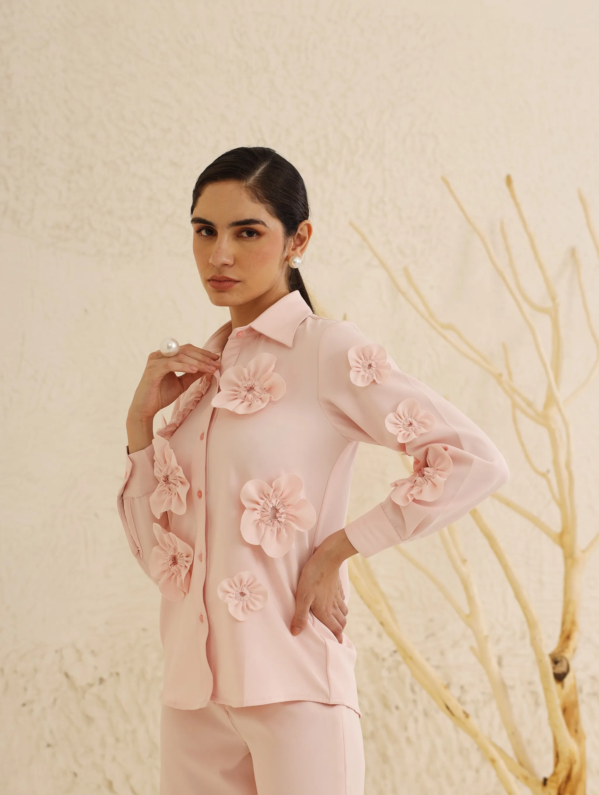 Florence Shirt (Light Pink)