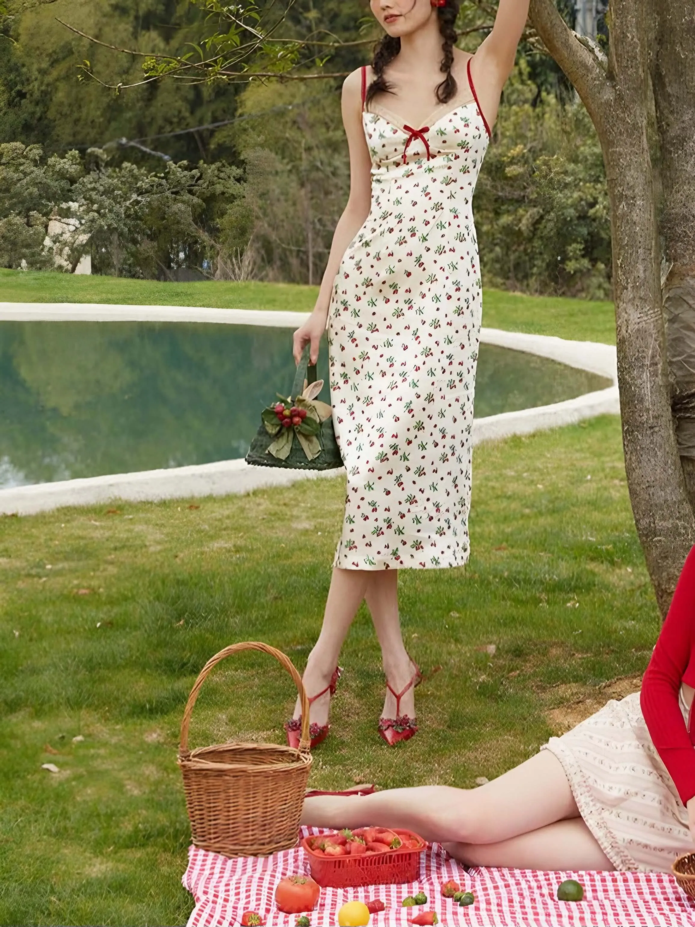 Flytonn- Strawberry Farm Dress