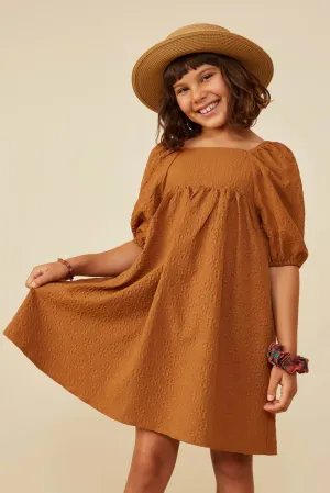 Girls Camden Square Neck Dress