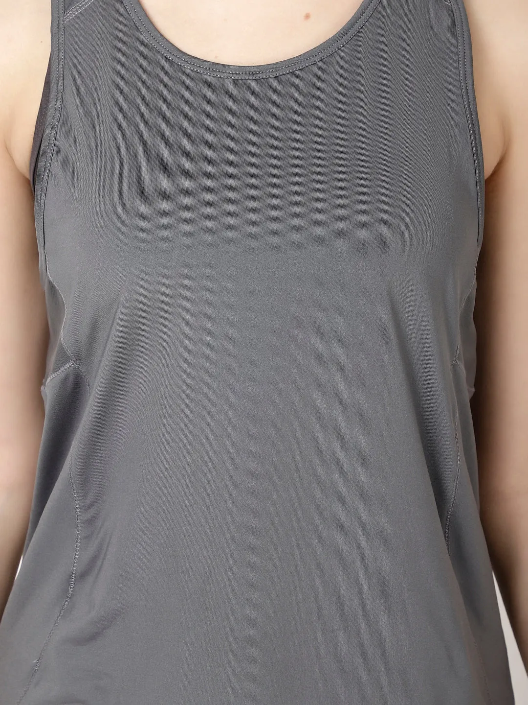 Grey Smart Racerback Tee