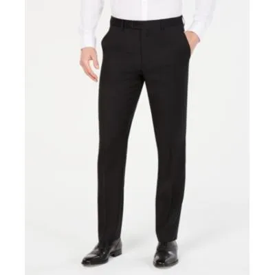 Lauren Ralph Lauren Mens Classic fit Dress Pants 30 / 30 Black Solid