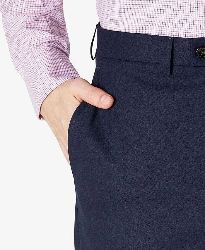Lauren Ralph Lauren Mens Regular fit Dress Pants 38 / 34 Navy Blue Solid