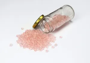 Light Pink Faceted Glass Beads
