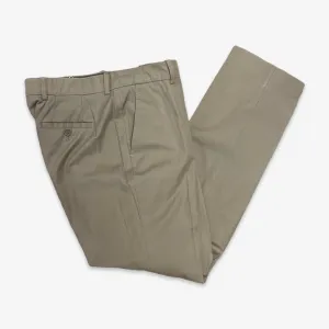 Loro Piana Women's Khaki Cotton Trousers