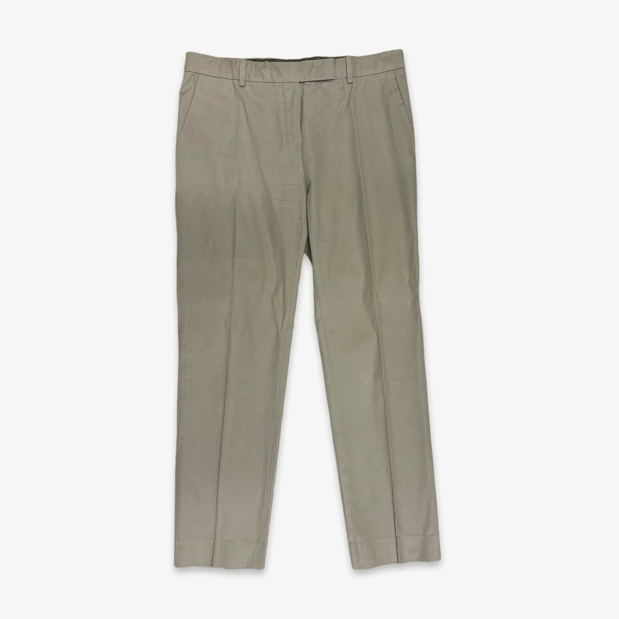 Loro Piana Women's Khaki Cotton Trousers