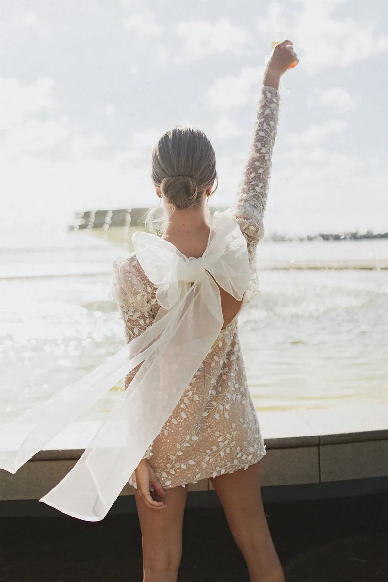 Lovingly Yours Graceful Lace Mini Dress