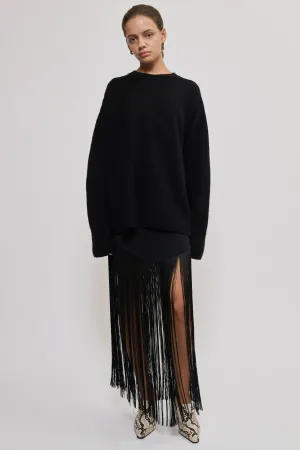 Mini fringes skirt