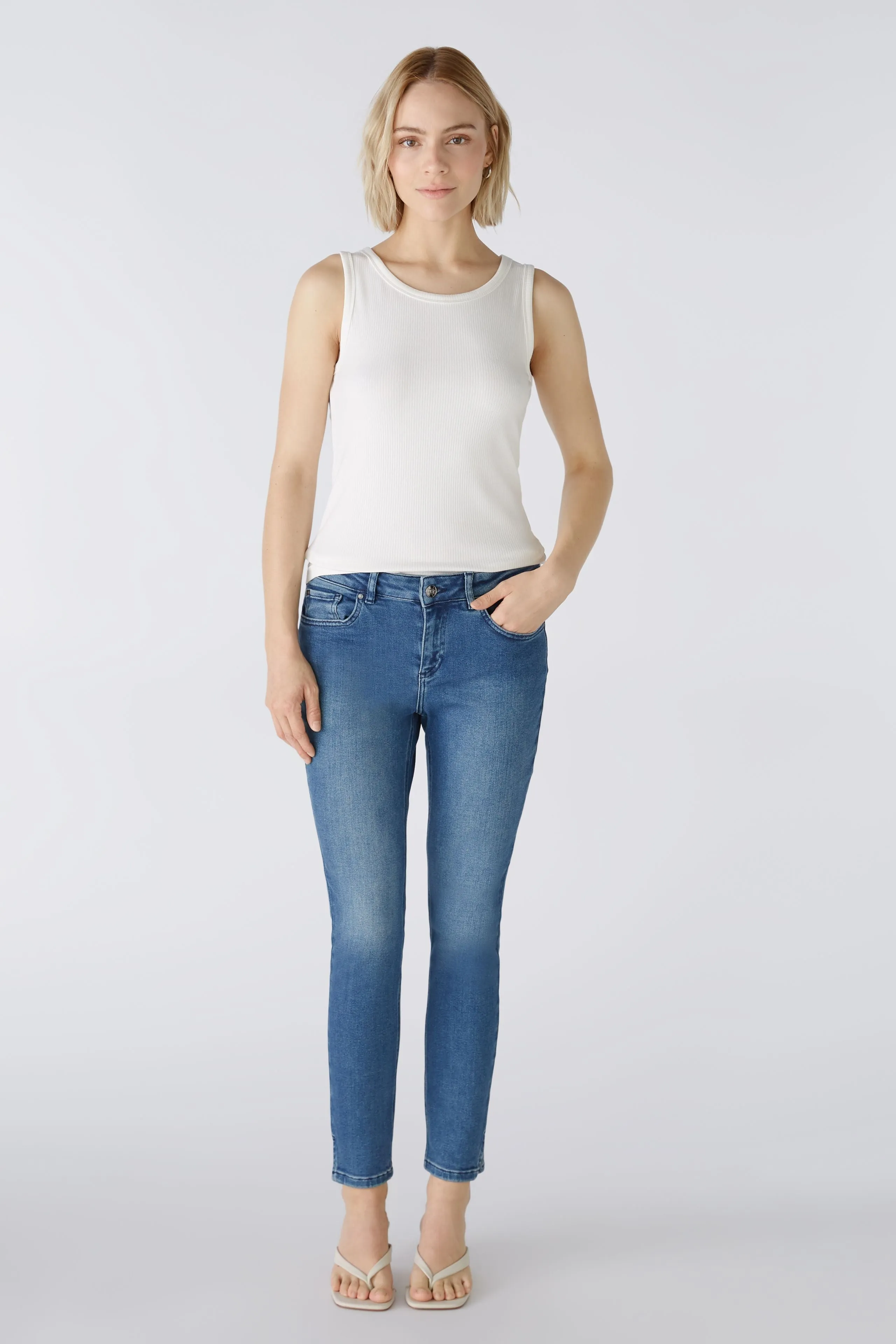 OUI CREAM VEST TOP 88608 125