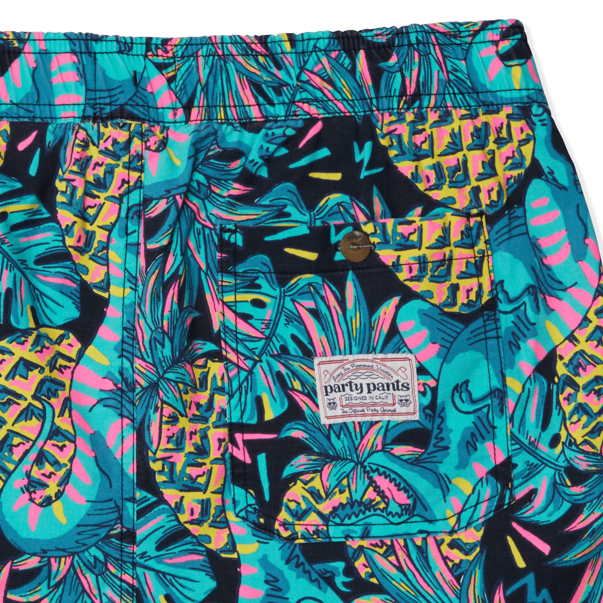 Primal Pines Black Party Starter Shorts