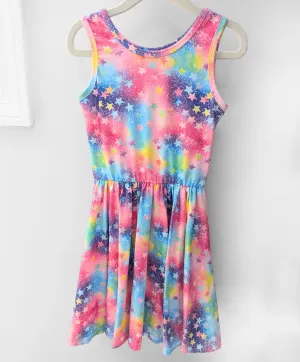 Rainbow Stars Tank Dress   Shorties