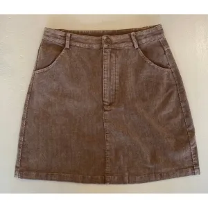 Sadie & Sage Girls Washed Cord Mini Skirt