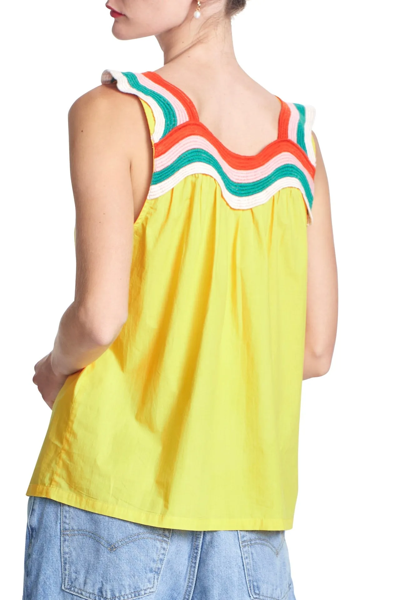THE DAVI SLEEVELESS WAVE TANK - Organic SS23