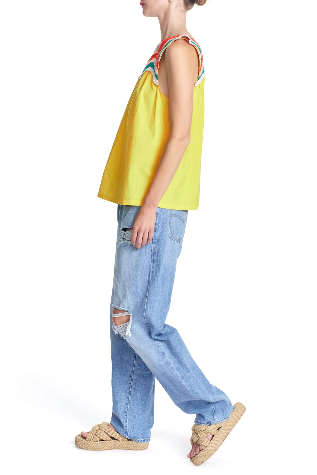 THE DAVI SLEEVELESS WAVE TANK - Organic SS23