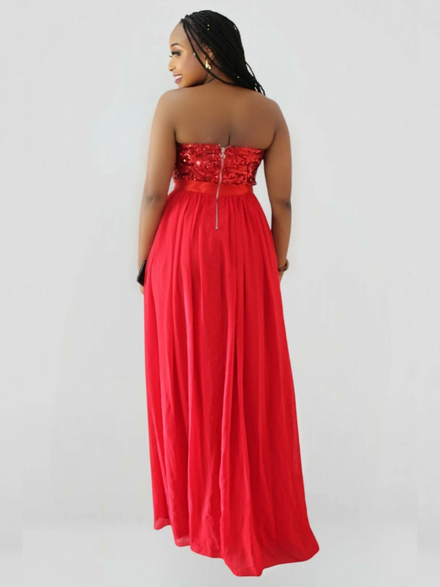 The Fashion Frenzy Dinner Dress - Red