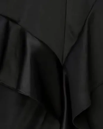 Vivienne Ruffled Maxi Dress | Black