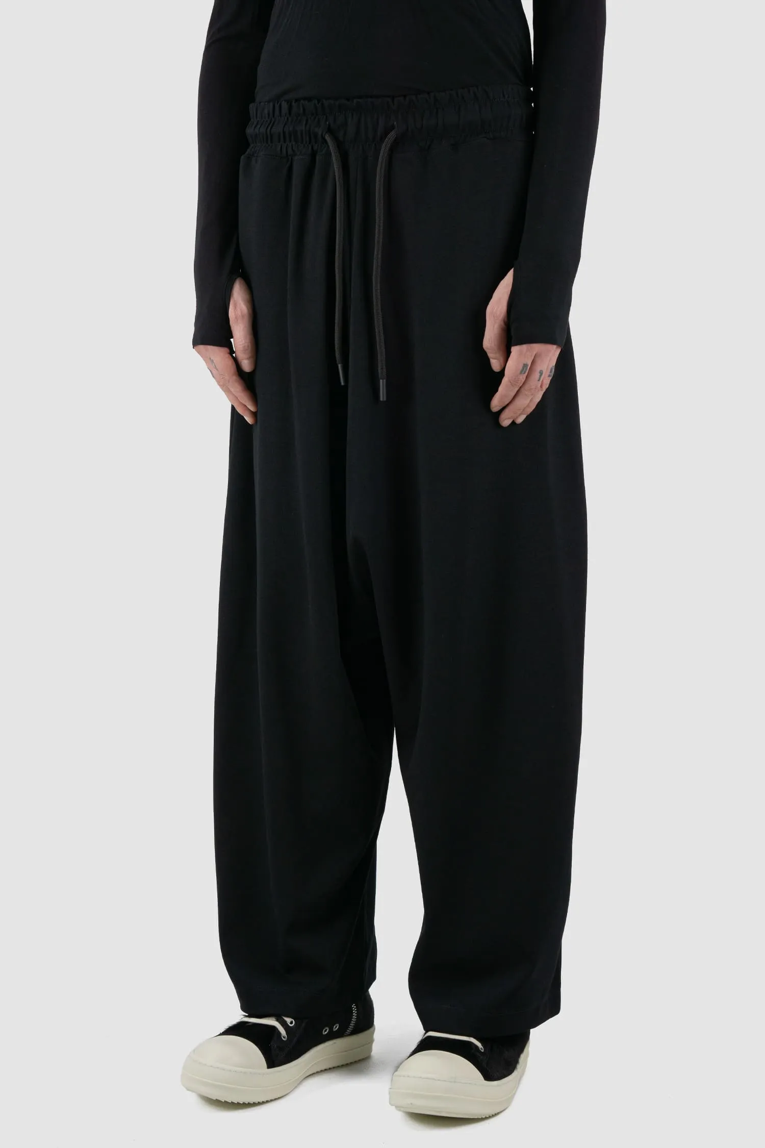 Wide Cropped Trousers