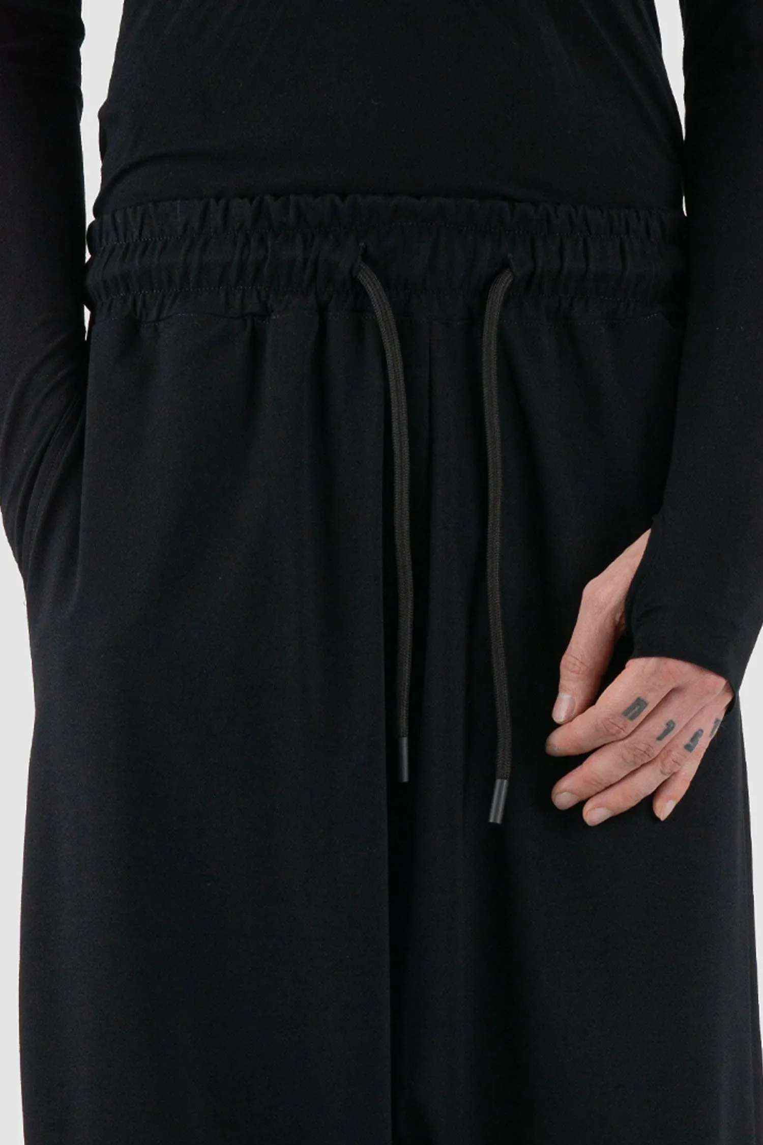 Wide Cropped Trousers