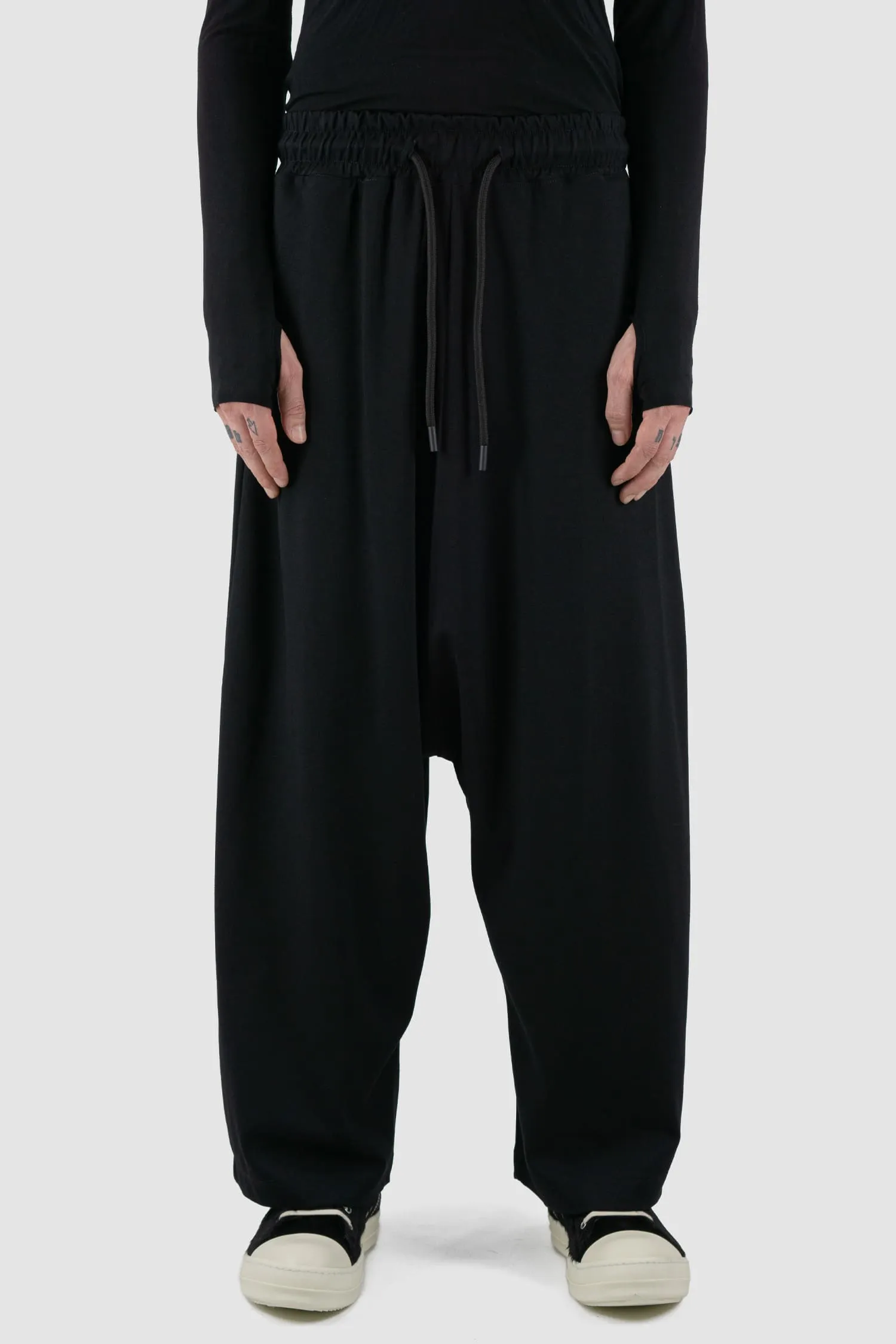 Wide Cropped Trousers
