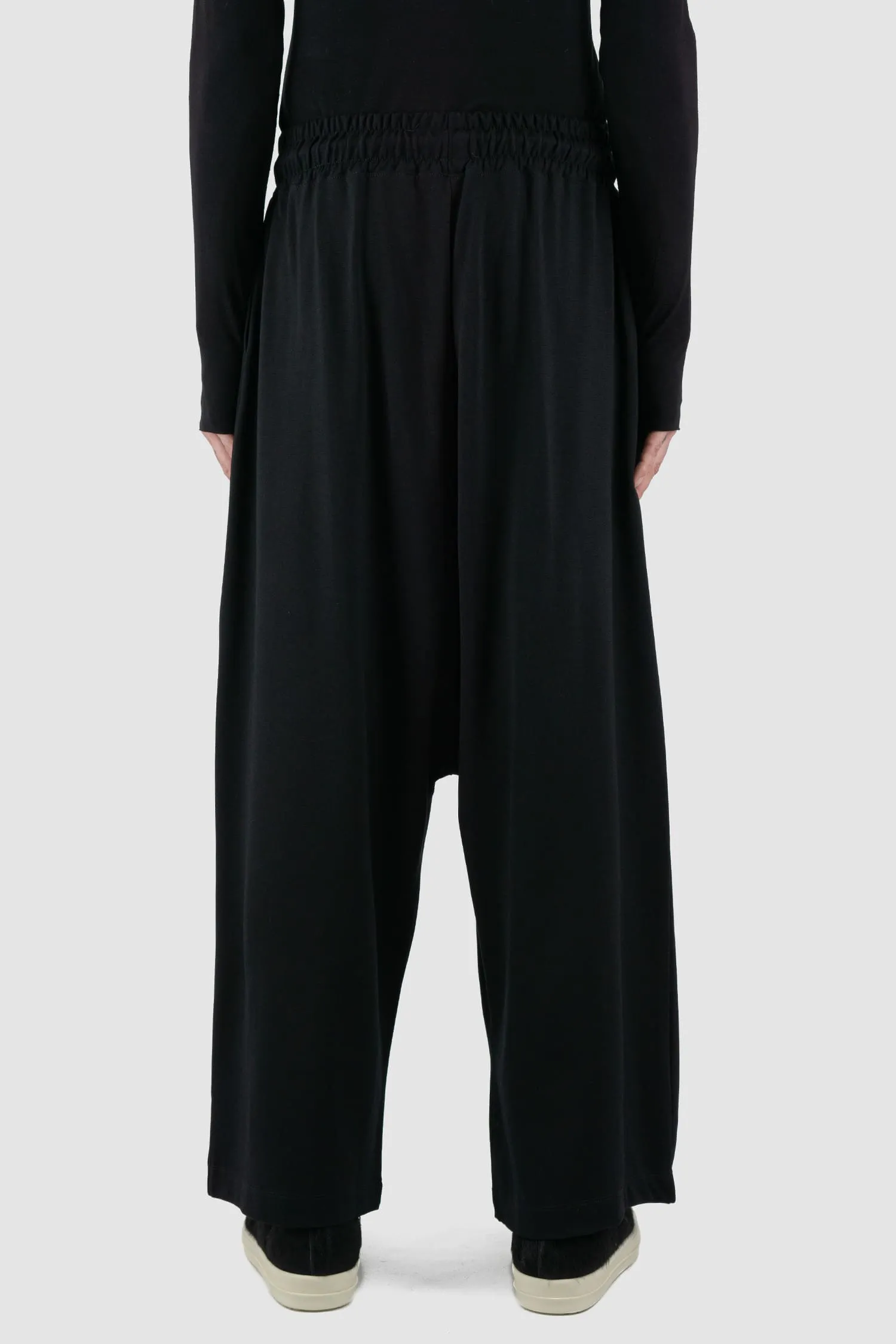Wide Cropped Trousers