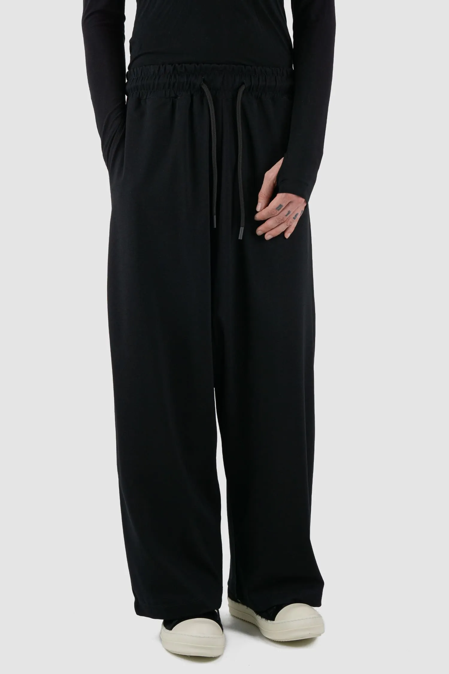 Wide Cropped Trousers