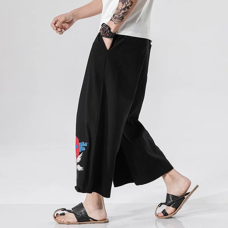 Wide Leg Japanese Pants