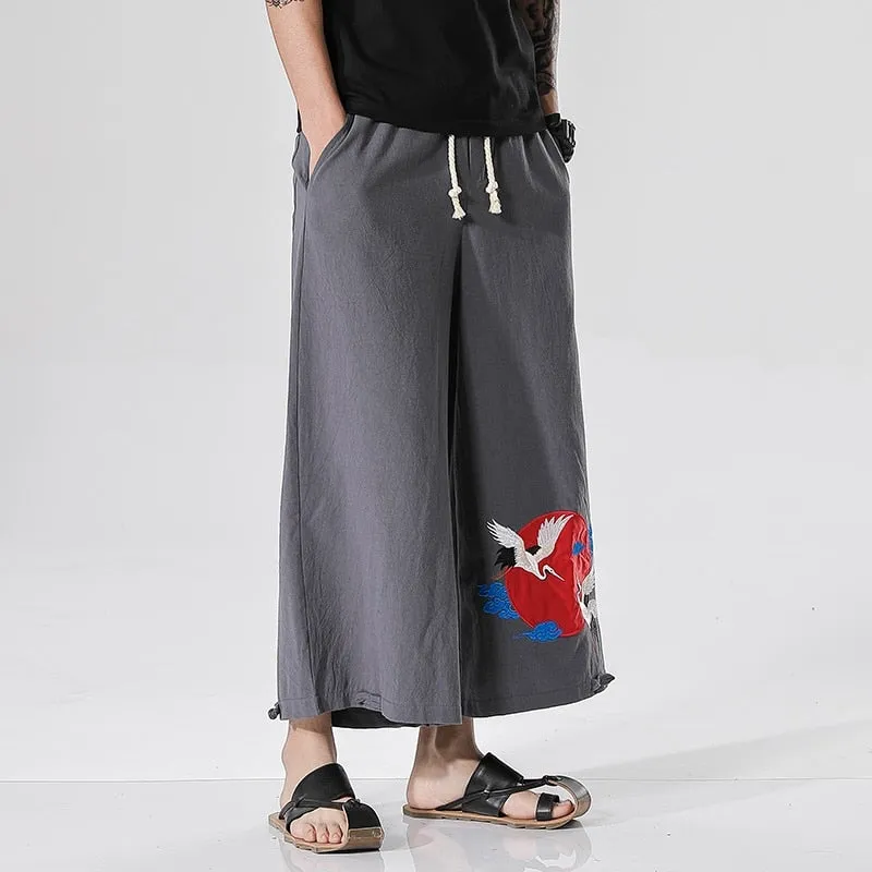 Wide Leg Japanese Pants