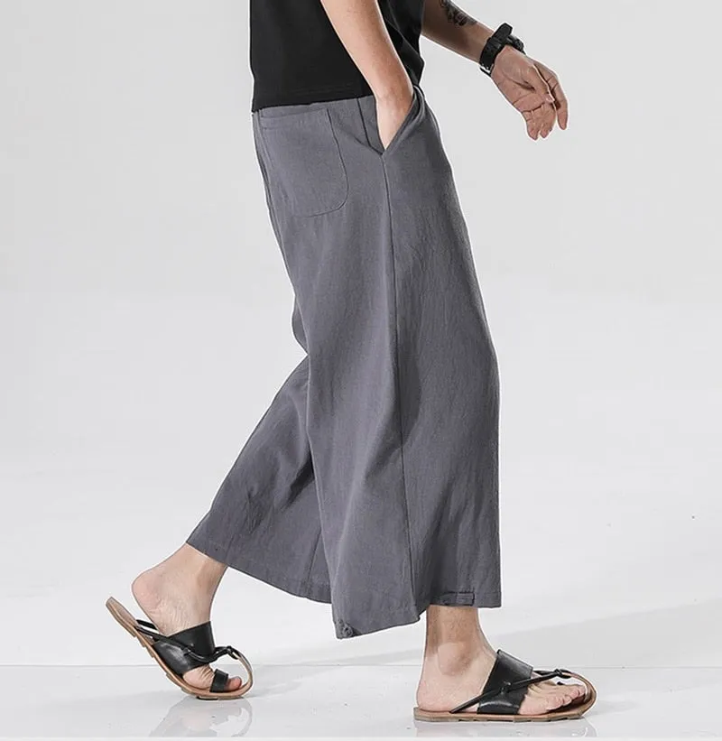 Wide Leg Japanese Pants