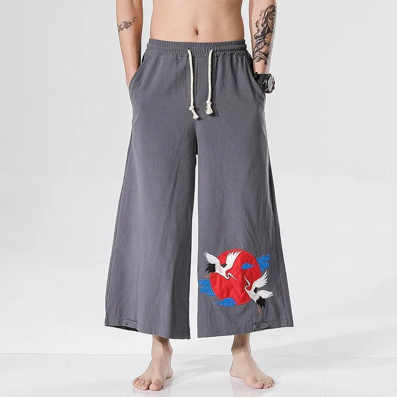 Wide Leg Japanese Pants