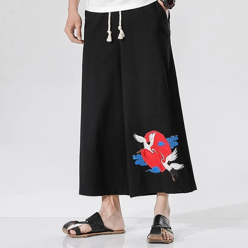 Wide Leg Japanese Pants