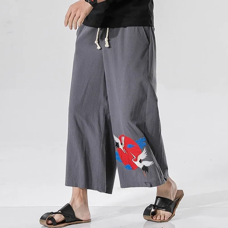 Wide Leg Japanese Pants