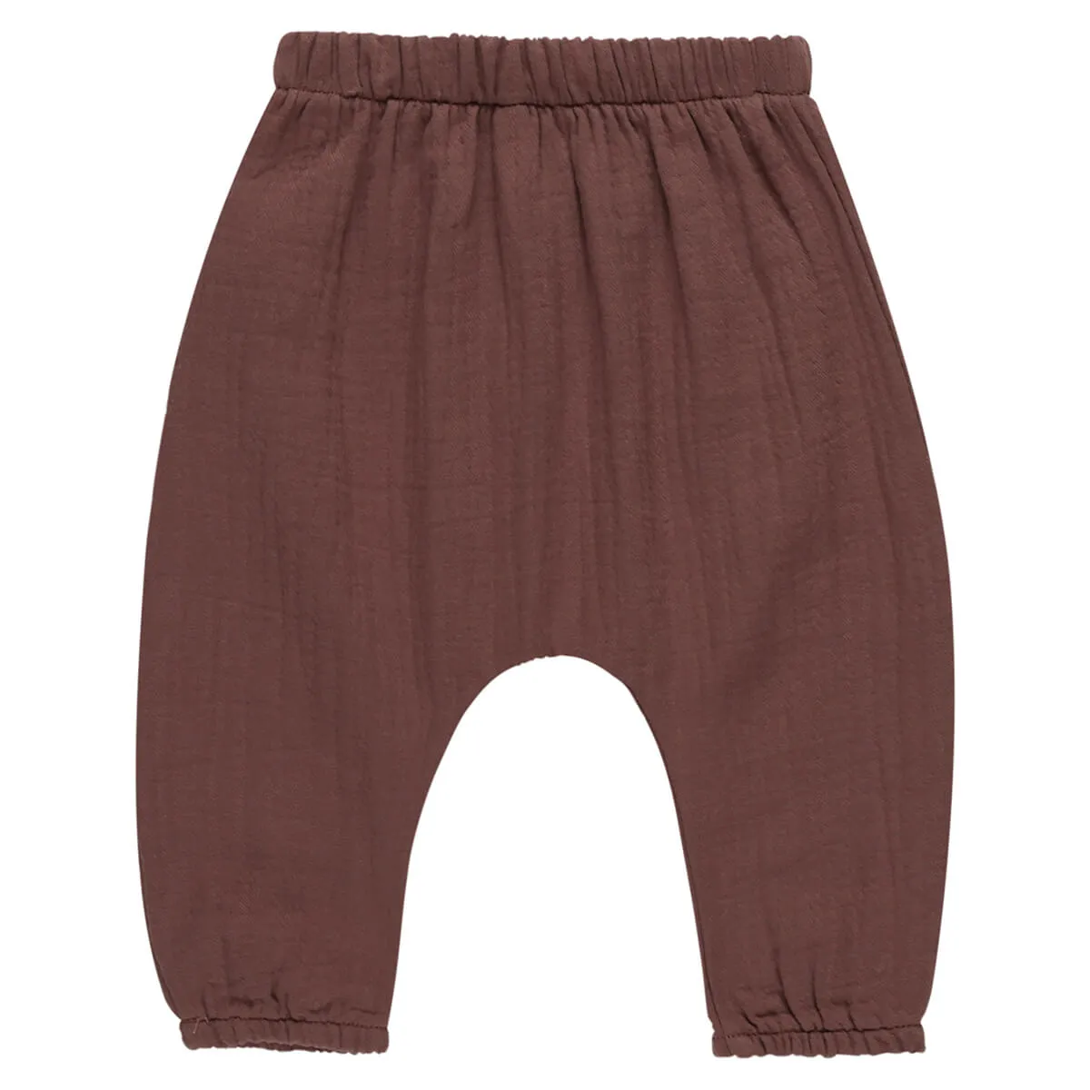 Woven Pant in Plum by Quincy Mae